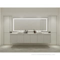 Natural Marble Stone Sink Bathroom Furniture Vanity Cabinet